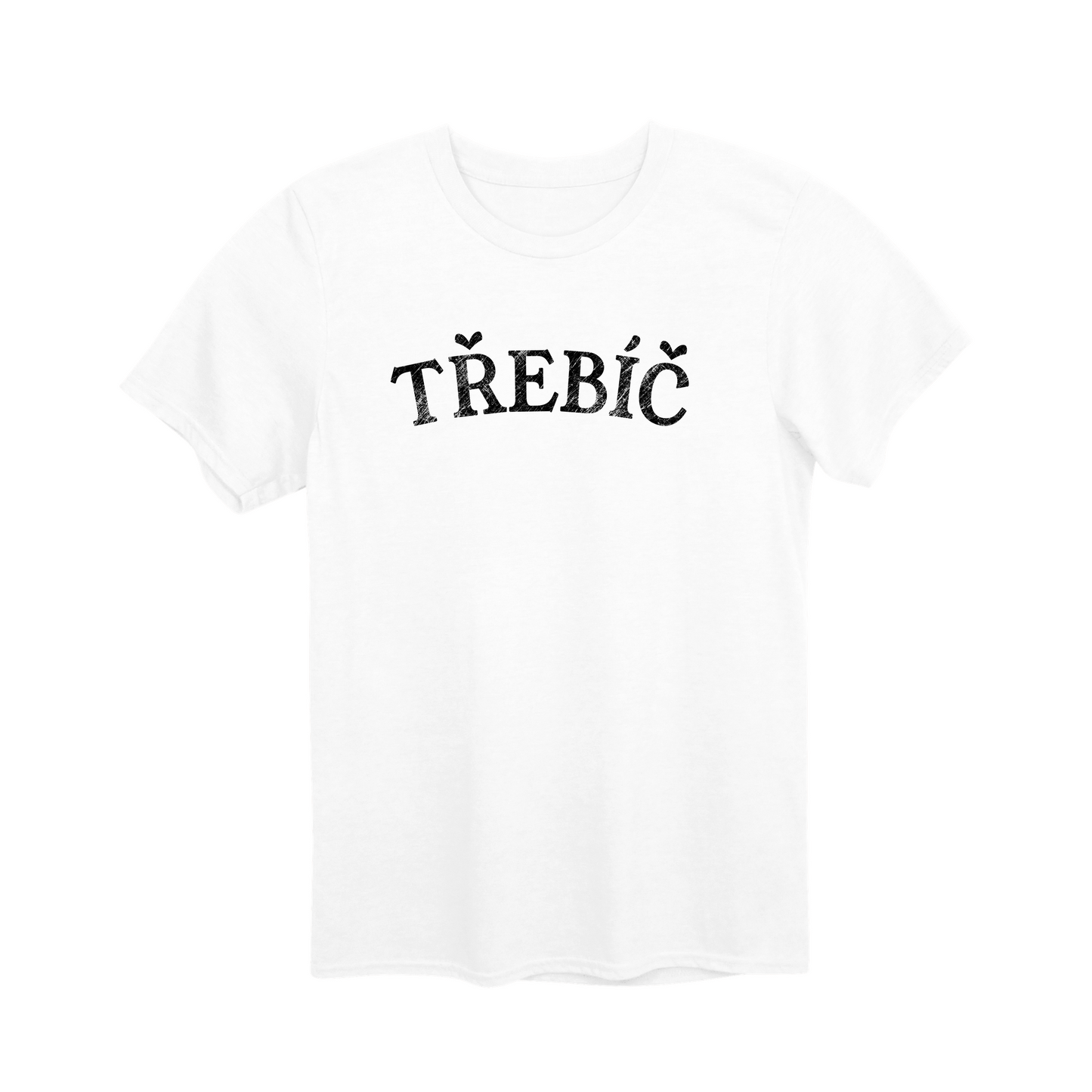 Třebíč město, černé klasický oblouk unisex tričko | PandaTees