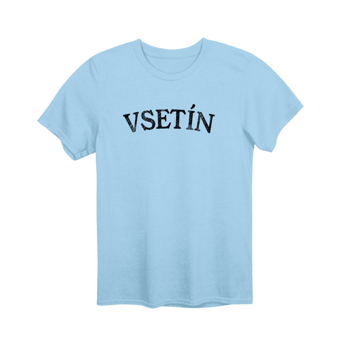 Vsetín město, černé klasický oblouk unisex tričko | PandaTees