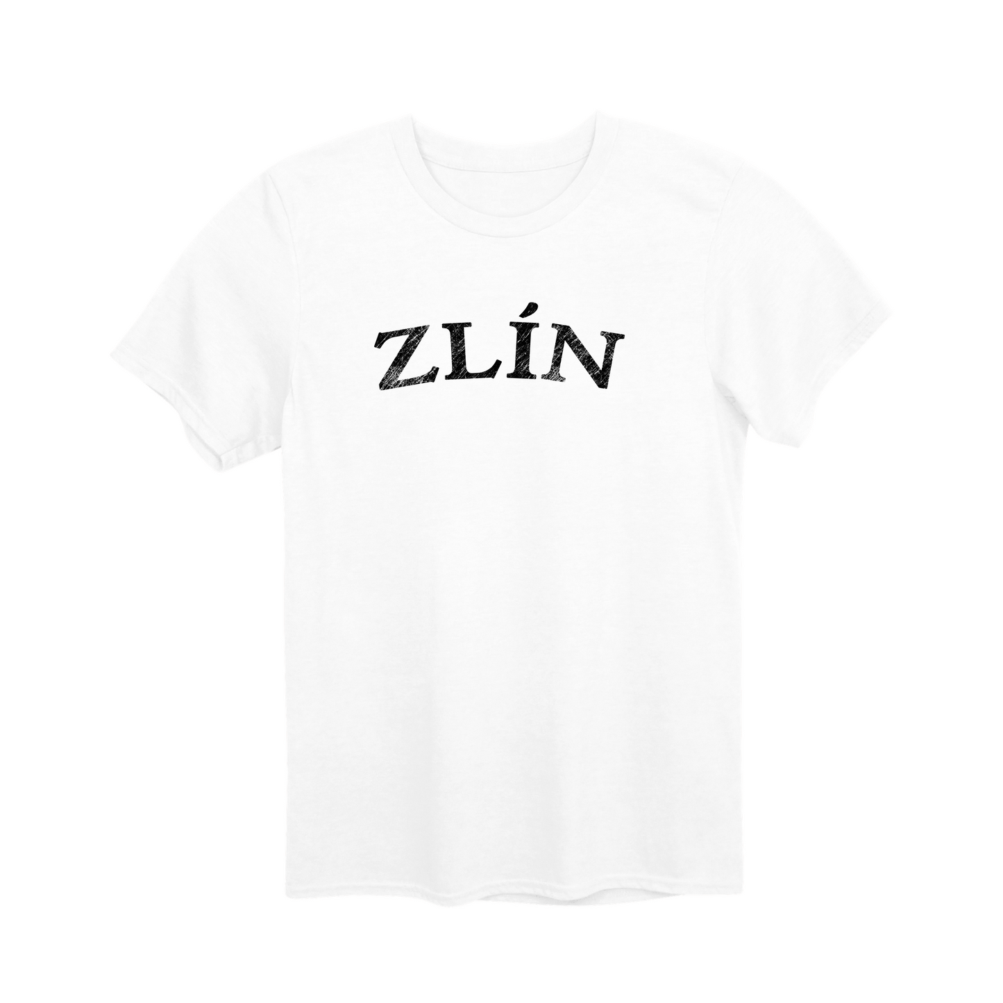 Zlín město, černé klasický oblouk unisex tričko | PandaTees