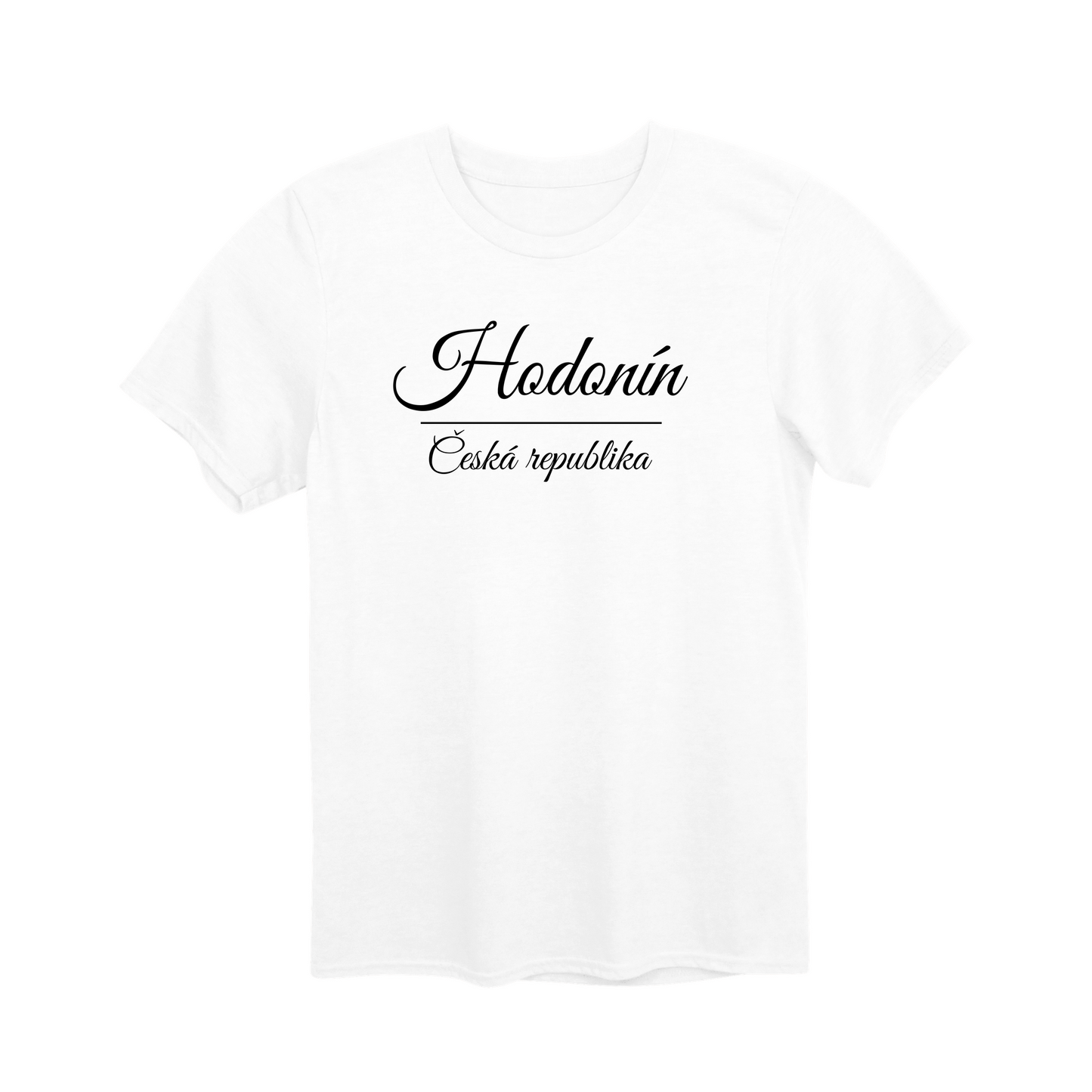 Hodonín město, černé krasopis unisex tričko | PandaTees