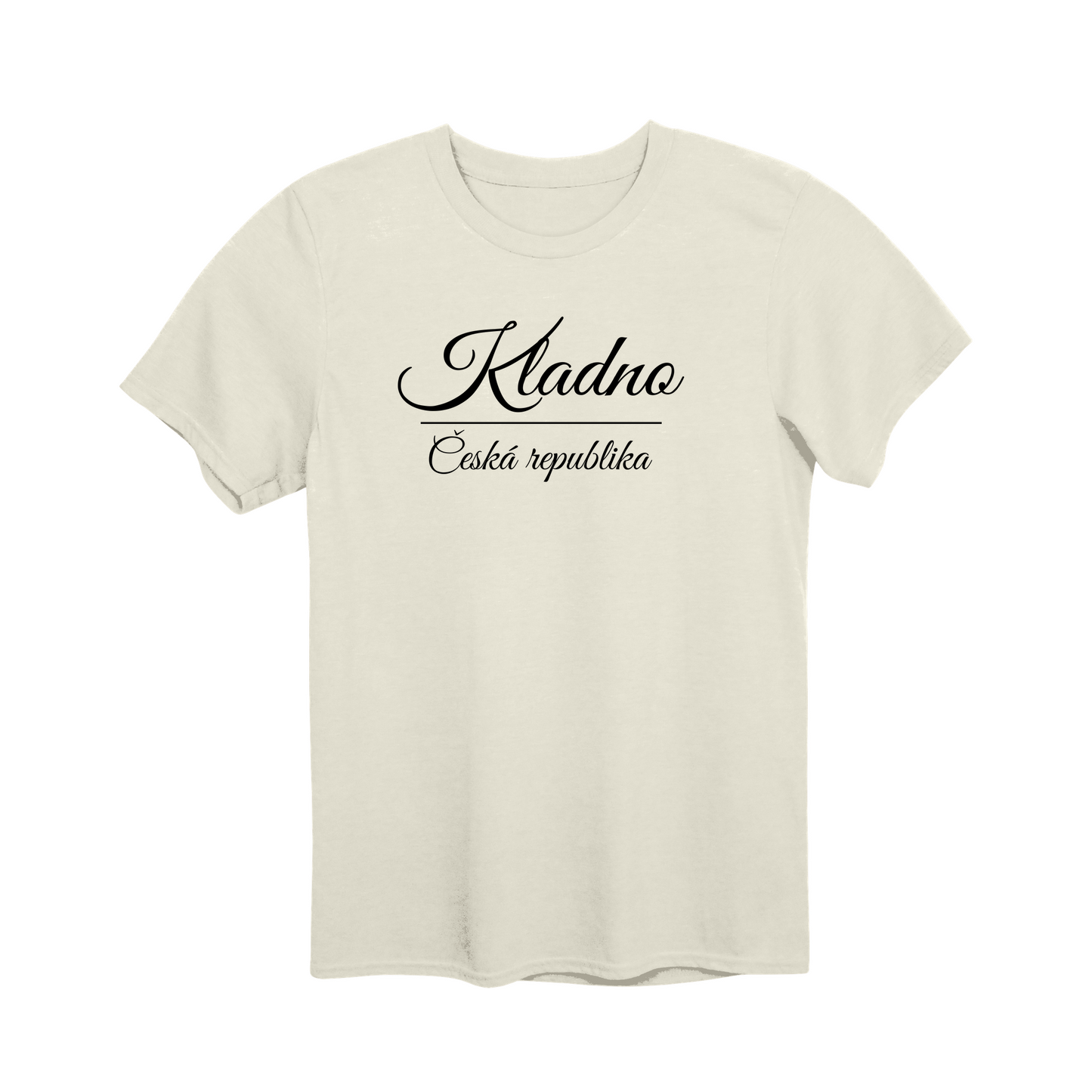 Kladno město, černé krasopis unisex tričko | PandaTees