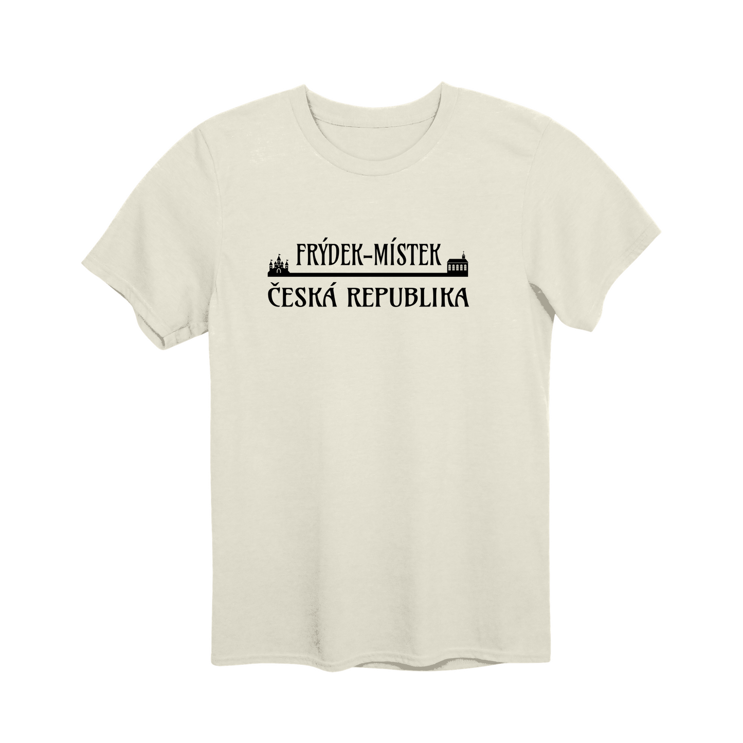 Frýdek-Místek město, černé most unisex tričko | PandaTees