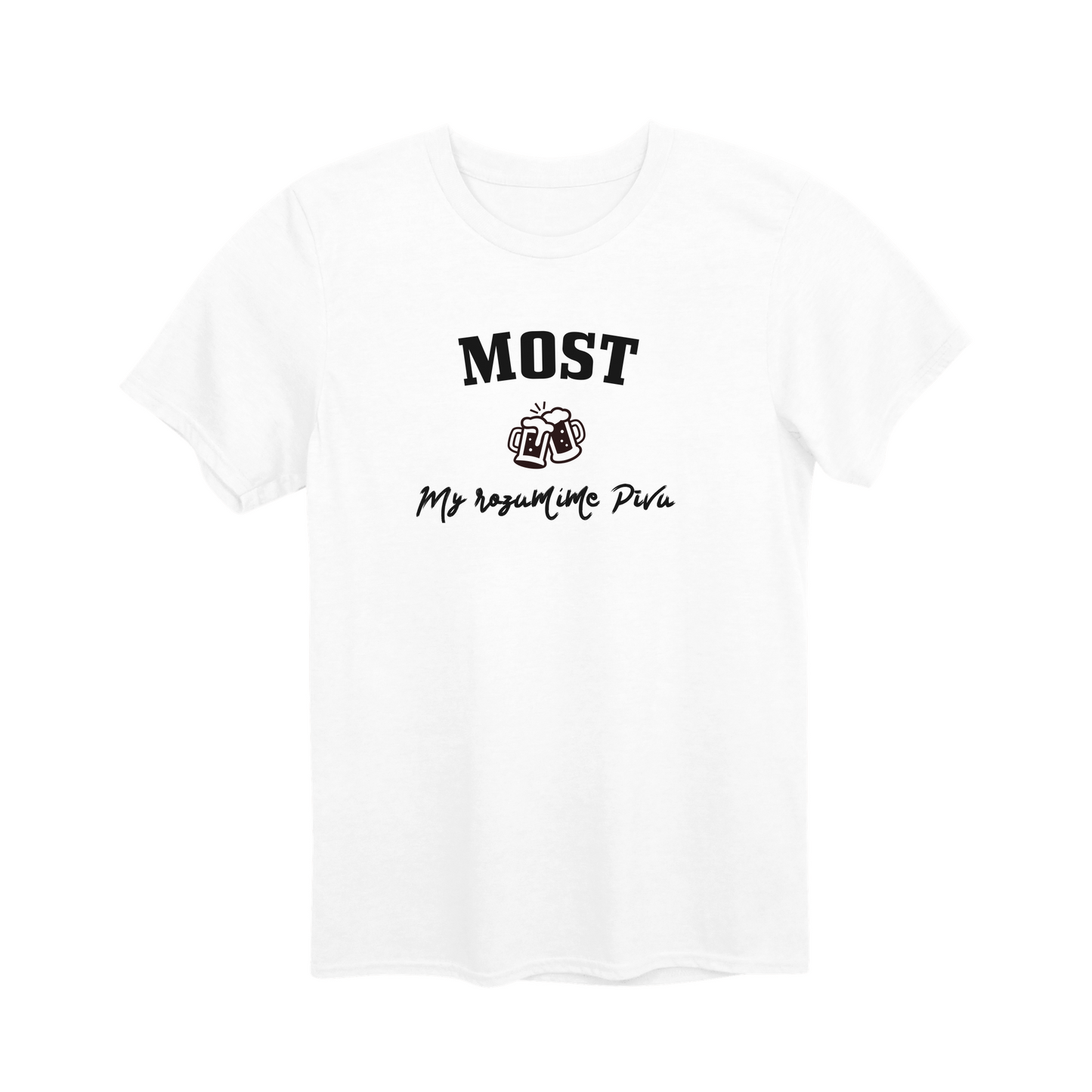 Most město, my rozumíme pivu unisex tričko | PandaTees