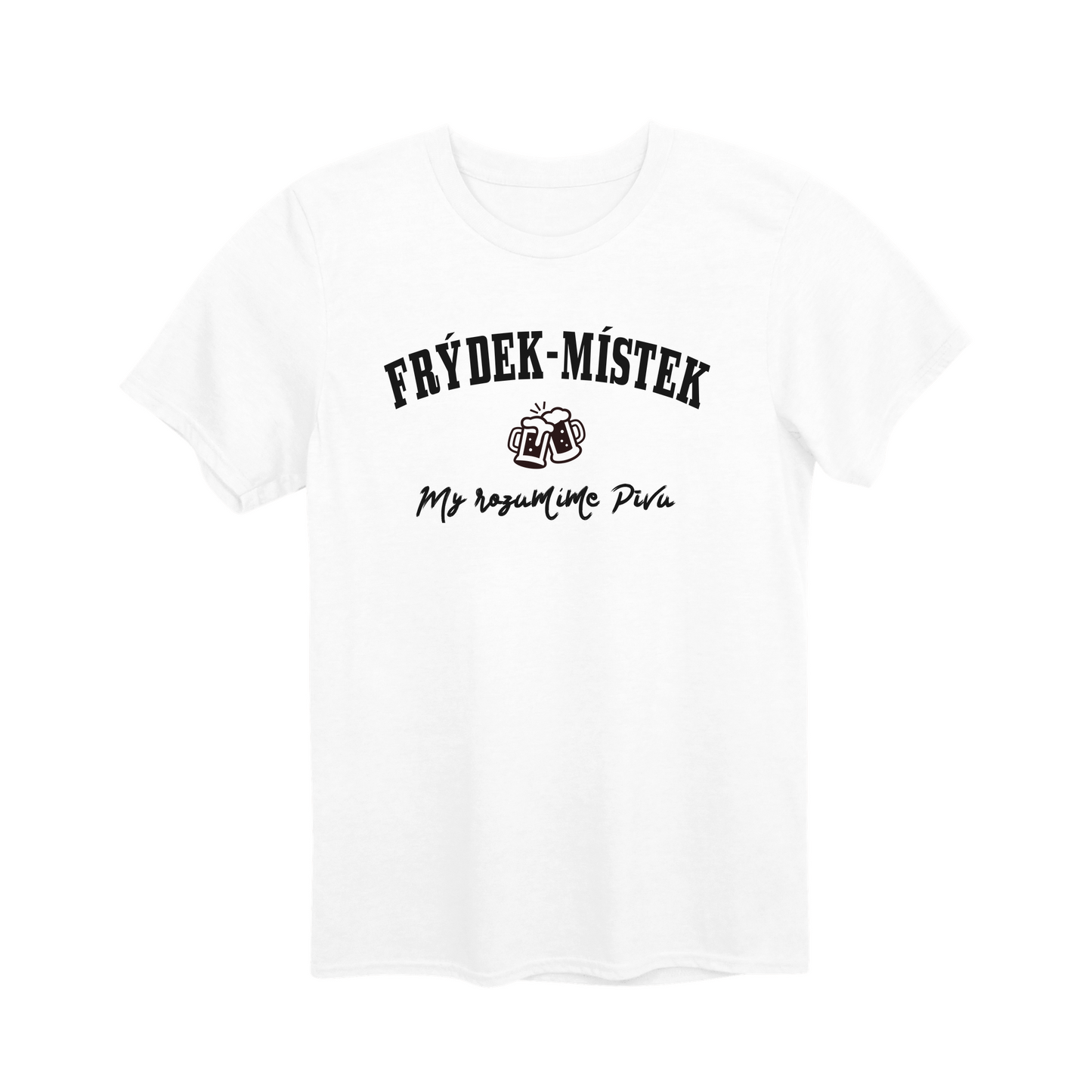 Frýdek-Místek město, my rozumíme pivu unisex tričko | PandaTees