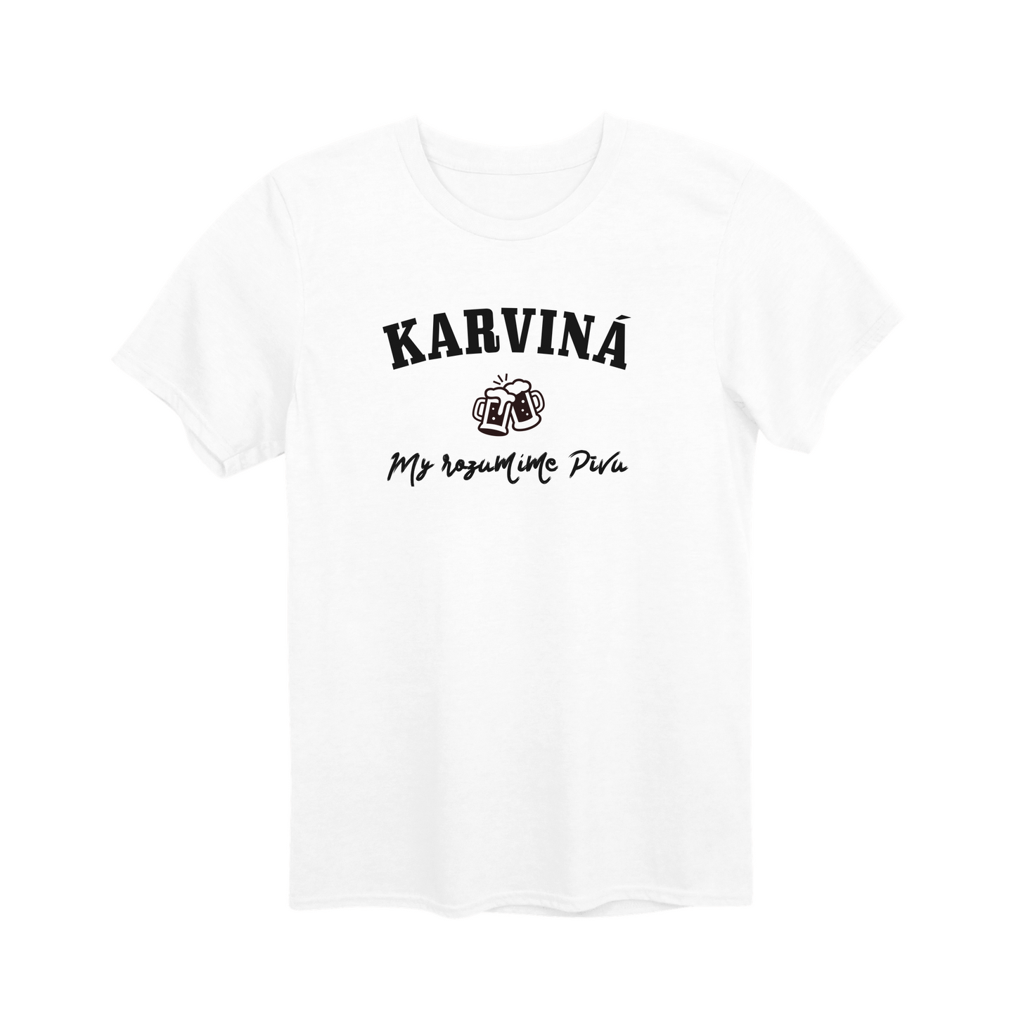 Karviná město, my rozumíme pivu unisex tričko | PandaTees