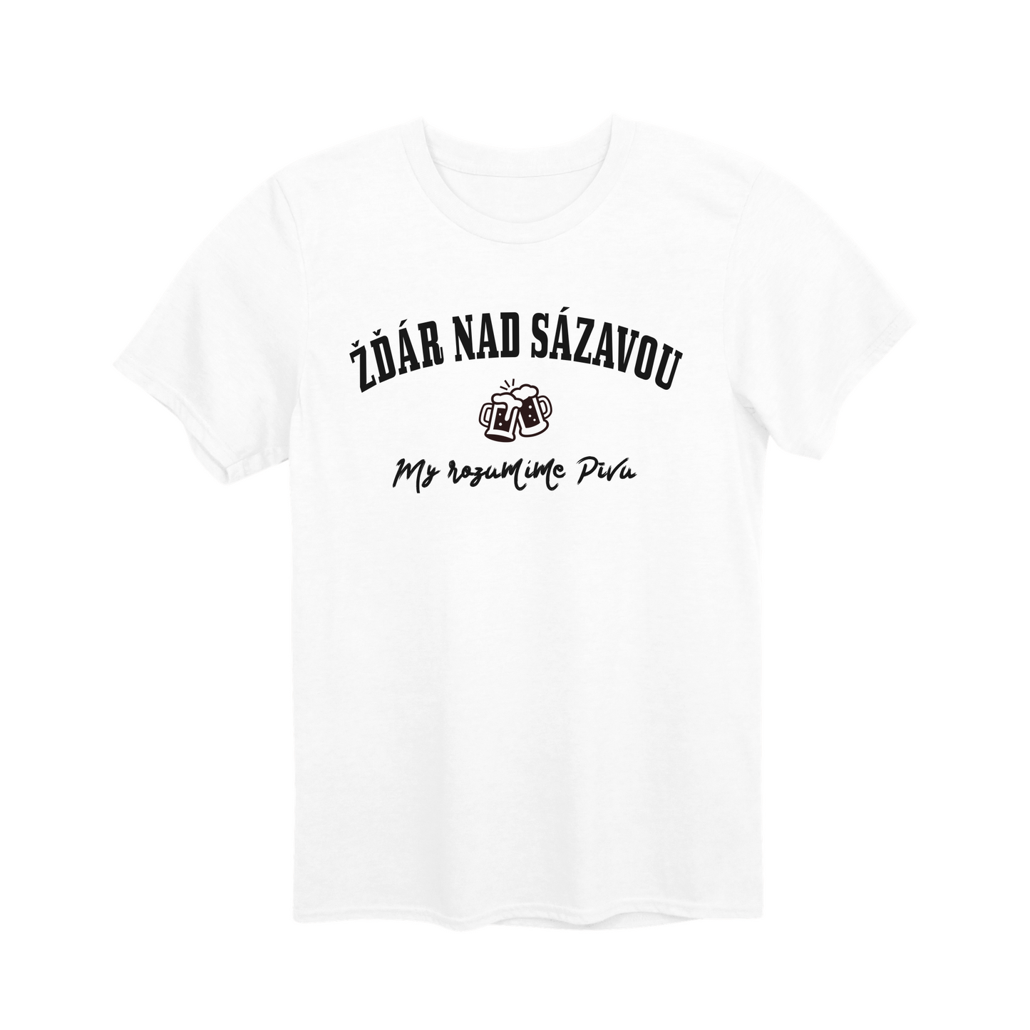 Žďár nad Sázavou město, my rozumíme pivu unisex tričko | PandaTees