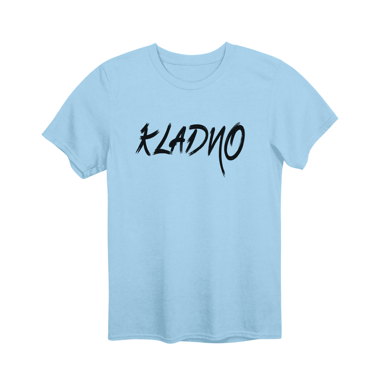 Kladno město, černé tahy štětcem unisex tričko | PandaTees