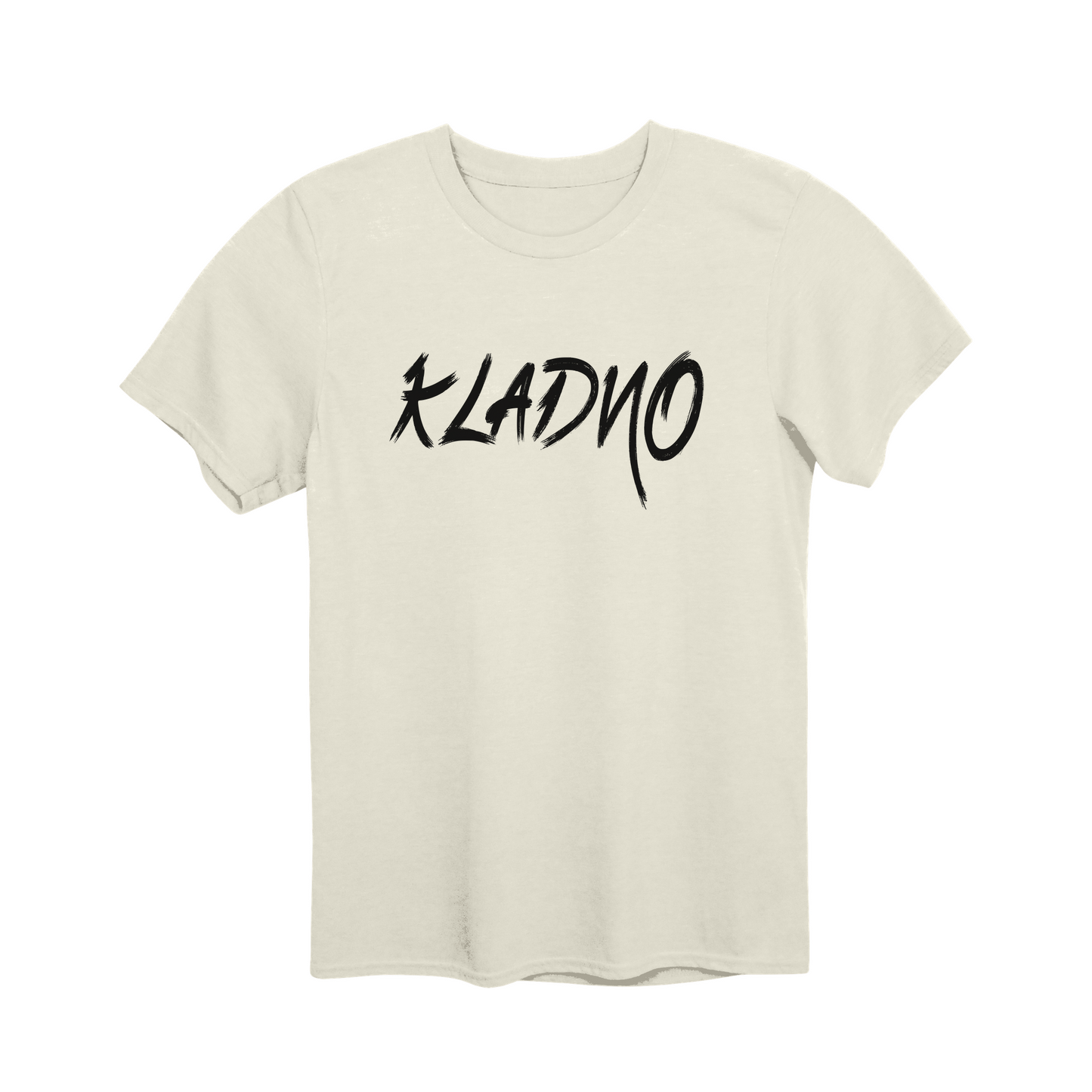 Kladno město, černé tahy štětcem unisex tričko | PandaTees
