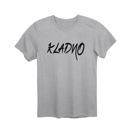 Kladno město, černé tahy štětcem unisex tričko | PandaTees
