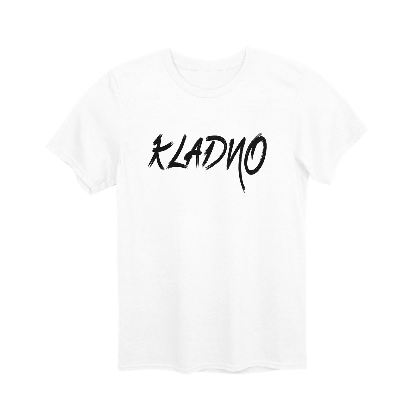 Kladno město, černé tahy štětcem unisex tričko | PandaTees