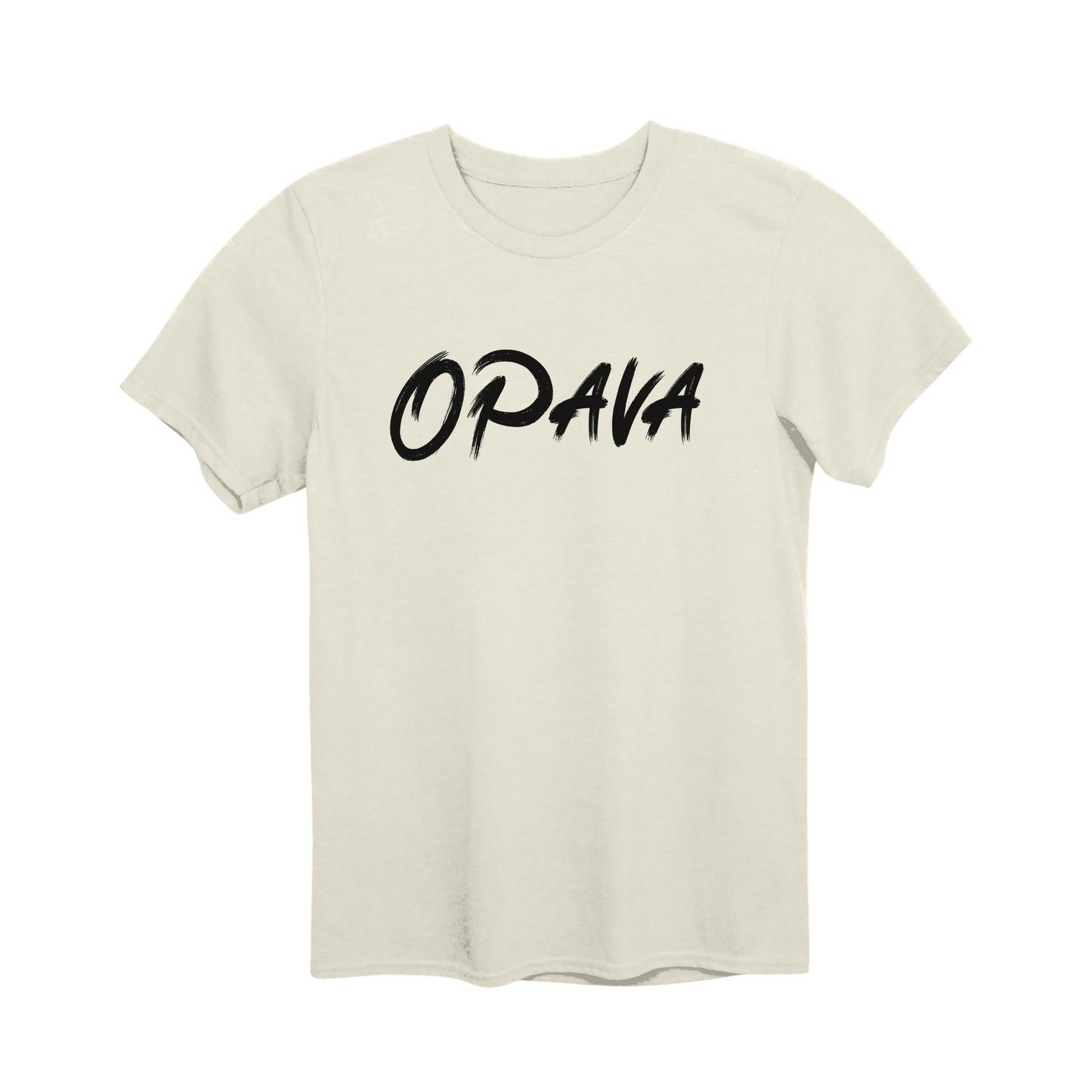 Opava město, černé tahy štětcem unisex tričko | PandaTees