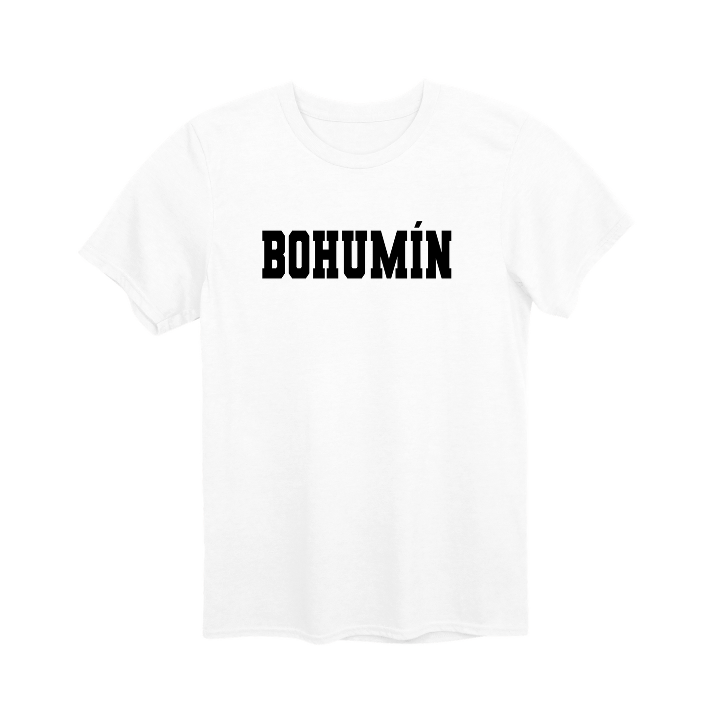 Bohumín město, černé klasická linie unisex tričko | PandaTees