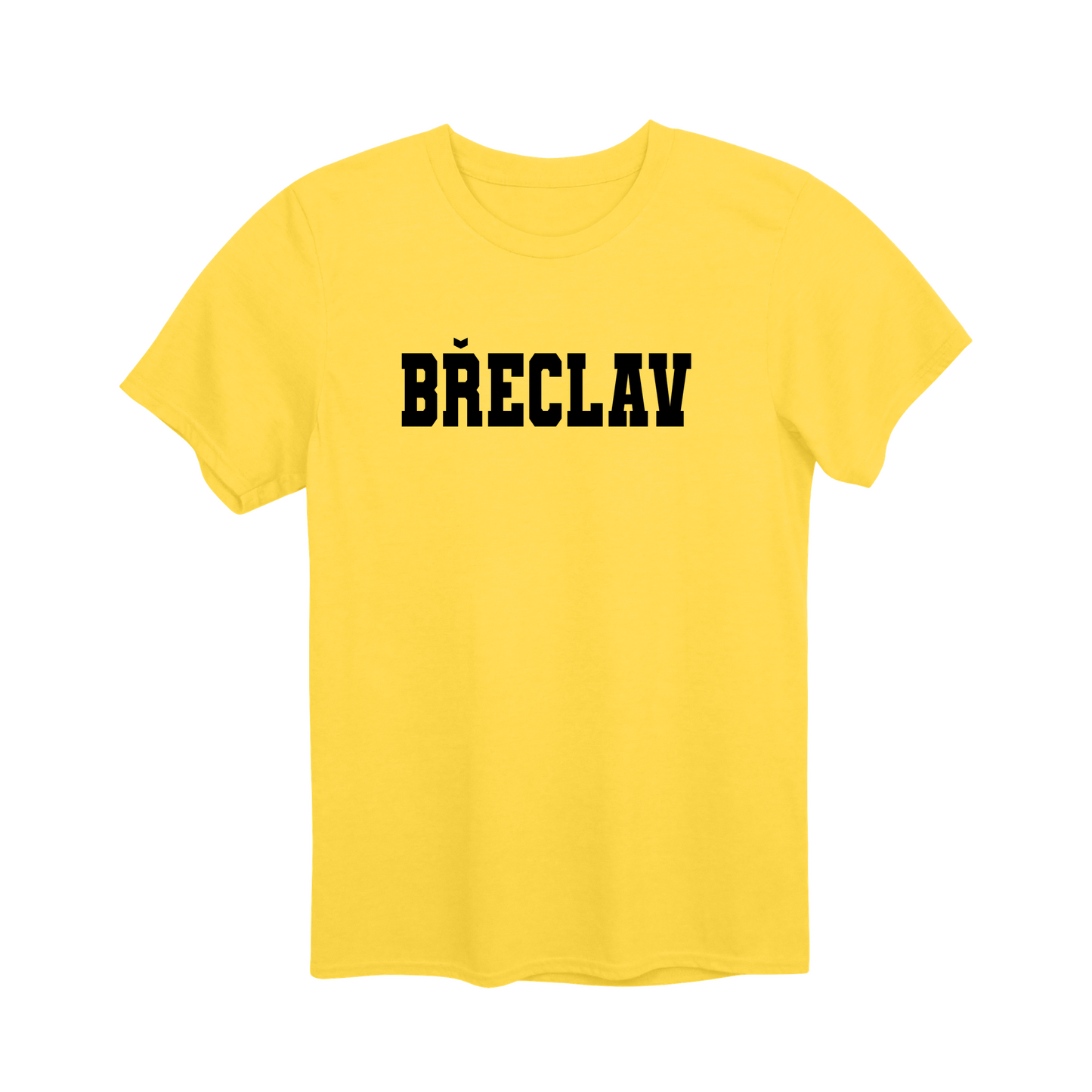 Břeclav město, černé klasická linie unisex tričko | PandaTees