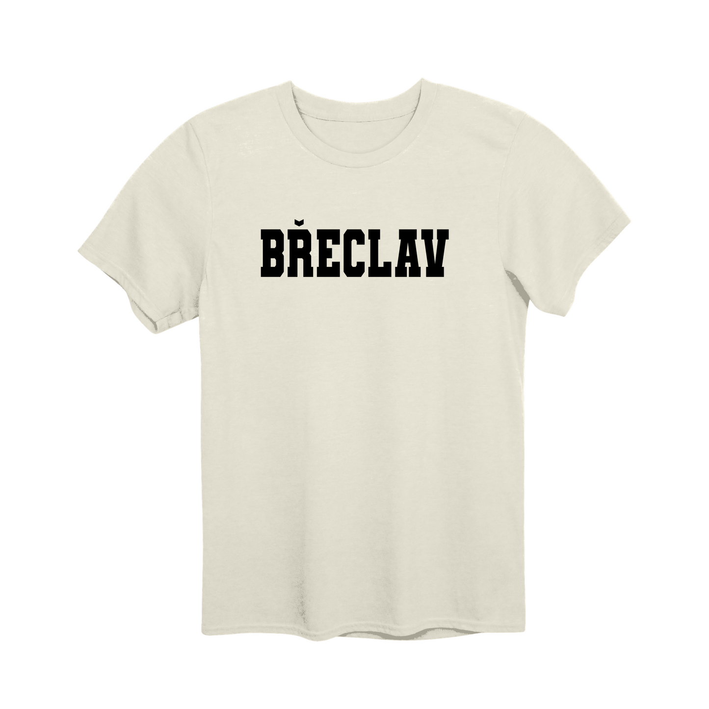 Břeclav město, černé klasická linie unisex tričko | PandaTees