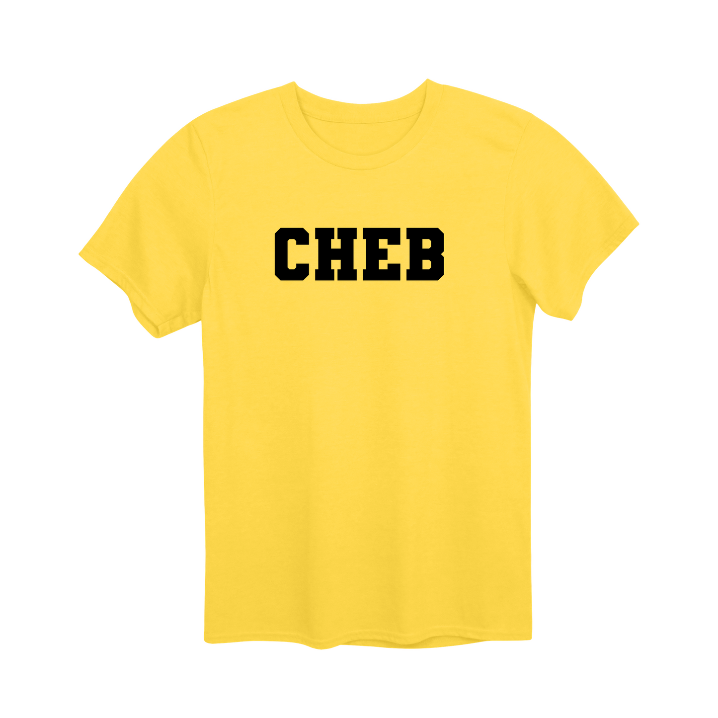 Cheb město, černé klasická linie unisex tričko | PandaTees