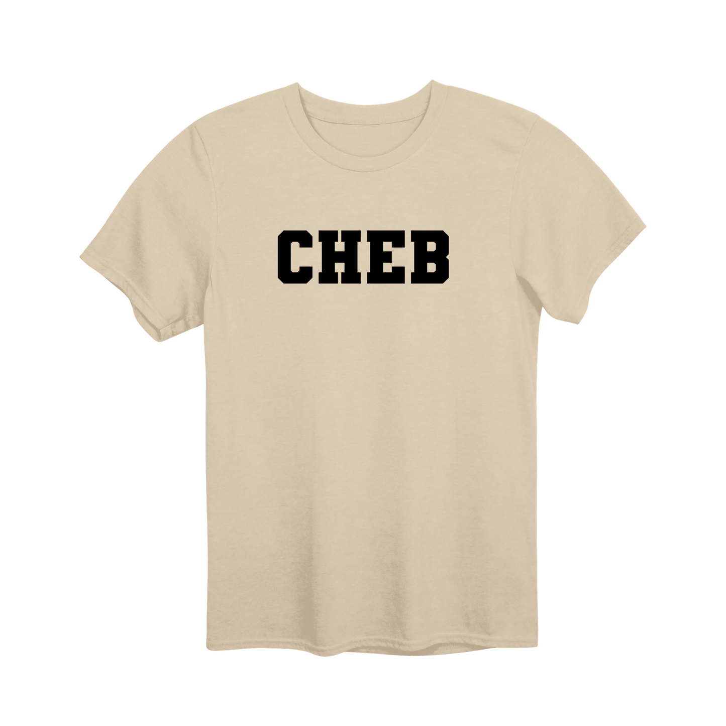 Cheb město, černé klasická linie unisex tričko | PandaTees